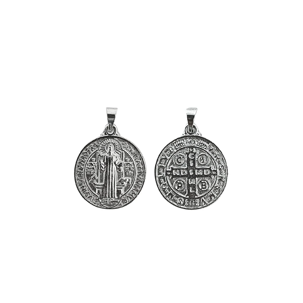 Medalha de São Bento 20 mm Níquel - Image 4