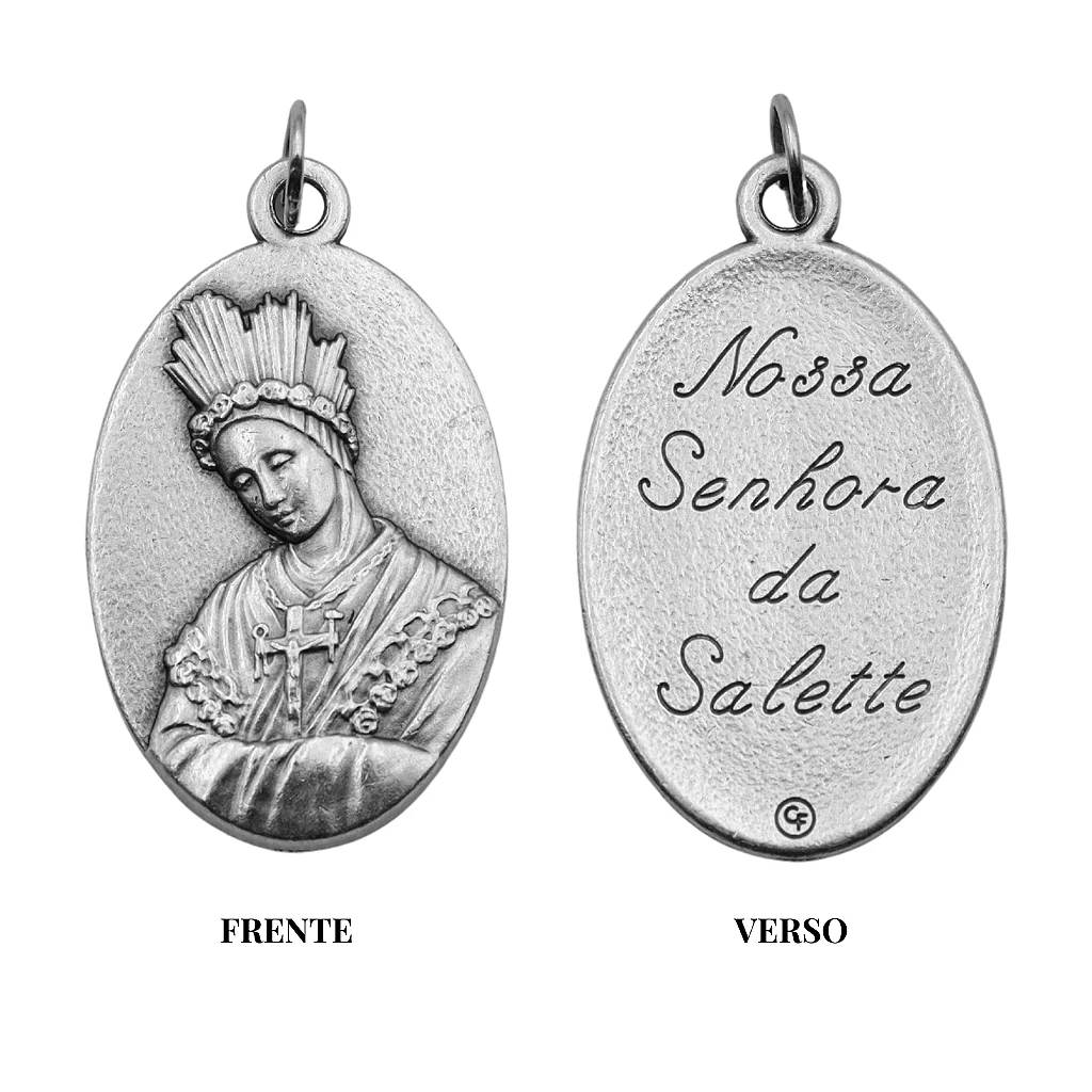 Medalha Grande Nossa Senhora da Salette - Image 3