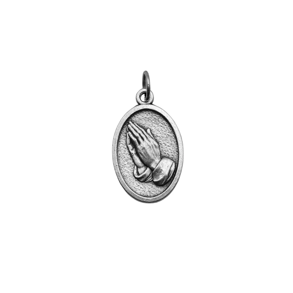 Medalha Nossa Senhora Desatadora e Mãos 2mm - Italiana - Image 2