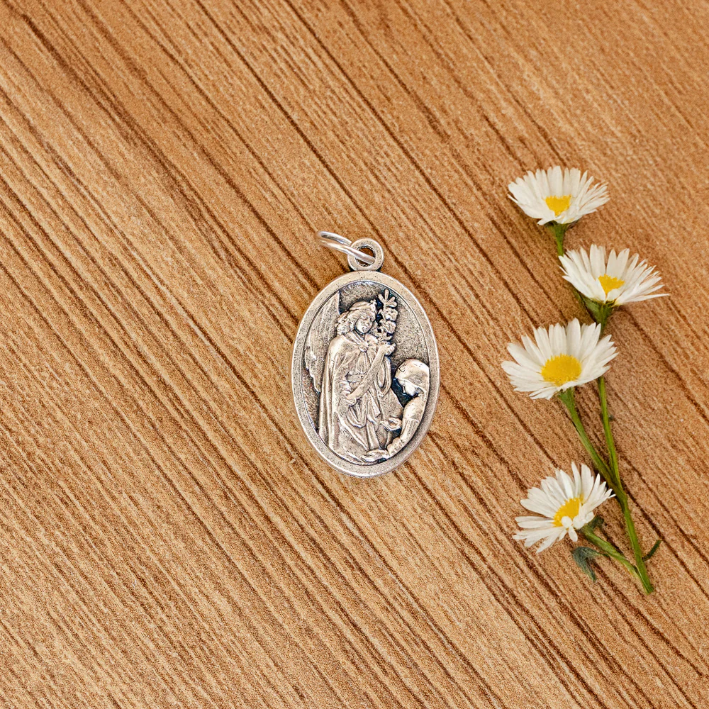 Medalha São Gabriel e Mãos - Italiana - Image 3