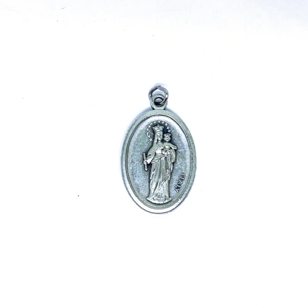 Medalha São João Bosco e Nossa Senhora Auxiliadora - Italiana - Image 3