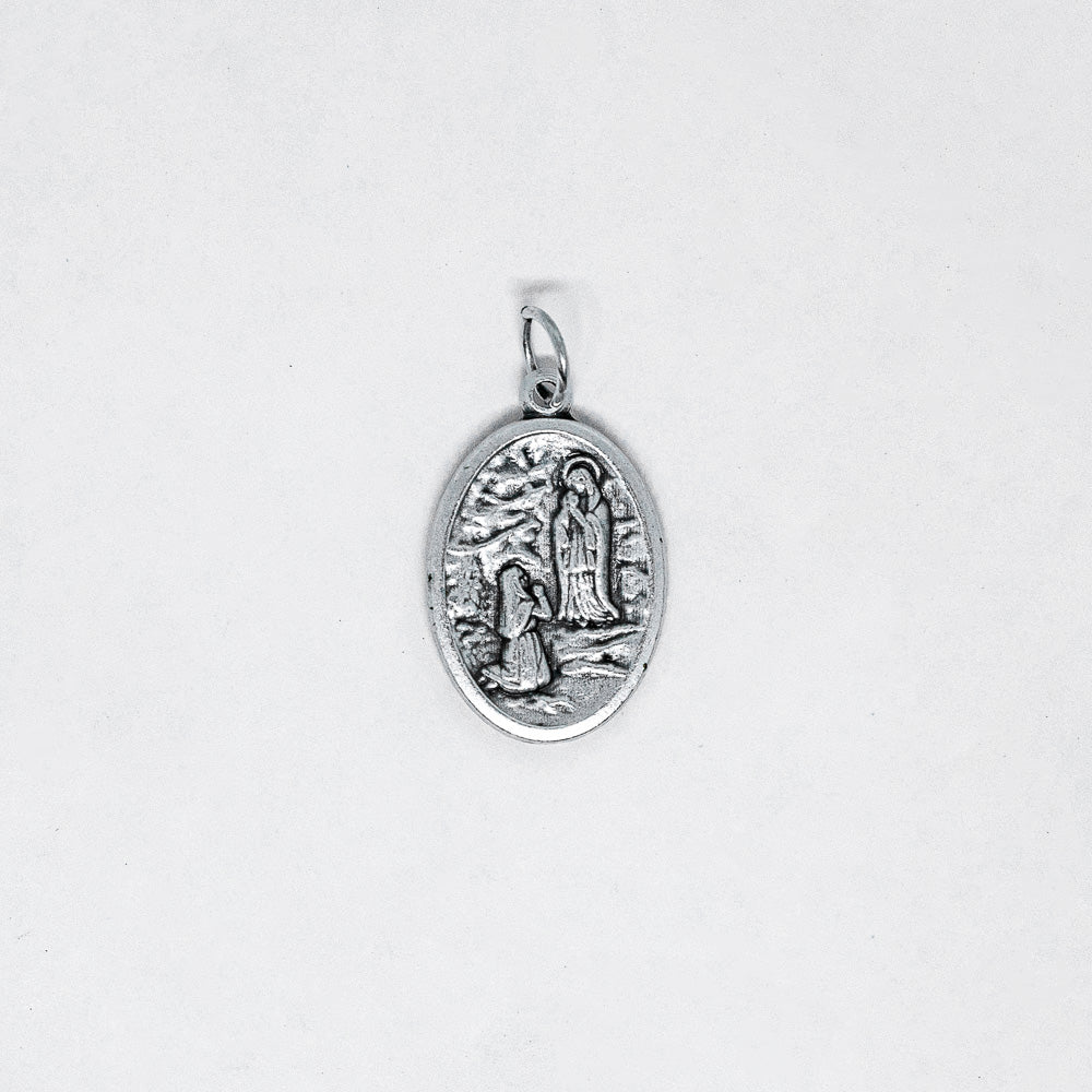 Medalha Santa Bernadete e Nossa Senhora de Lourdes - Italiana - Image 3