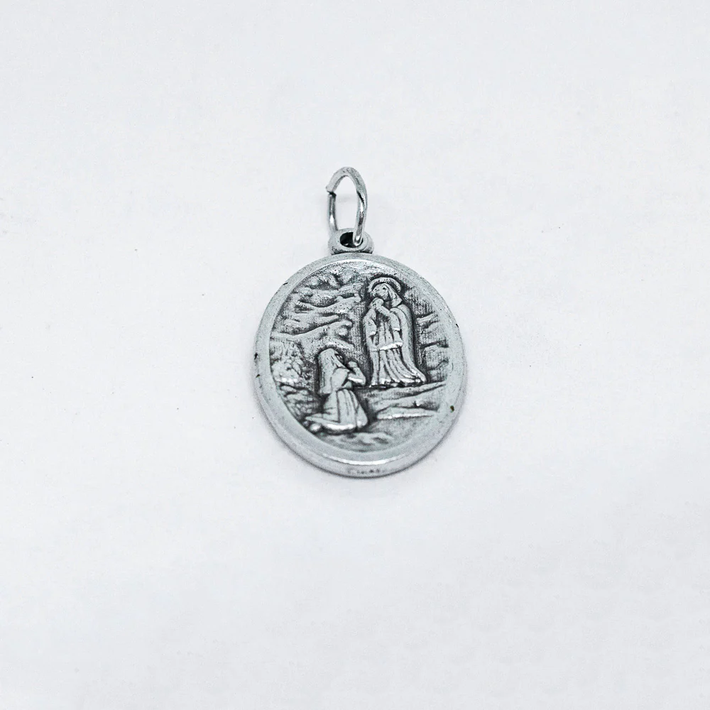 Medalha Santa Bernadete e Nossa Senhora de Lourdes - Italiana - Image 4