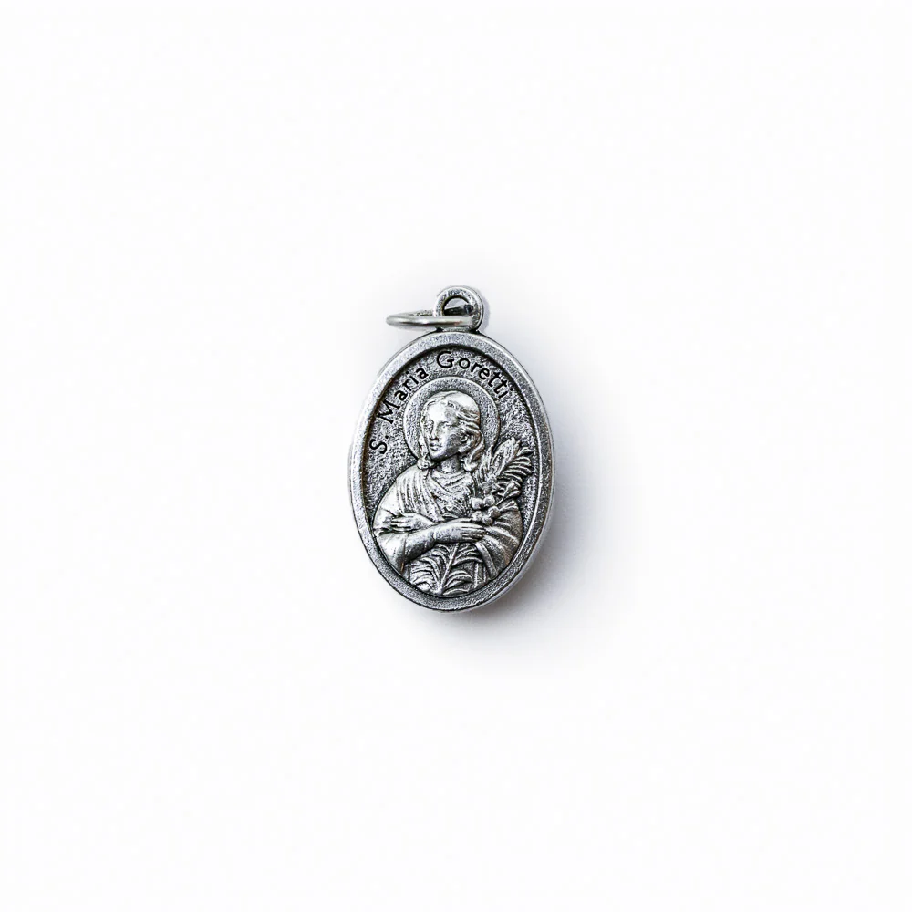 Medalha Santa Maria Goretti e Mãos - Italiana
