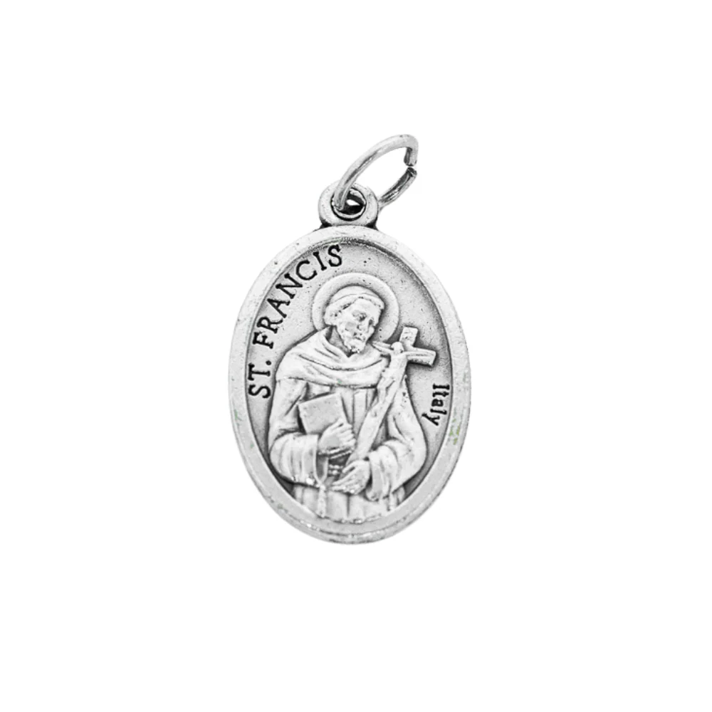Medalha Santo Antônio e São Francisco - Italiana - Image 2