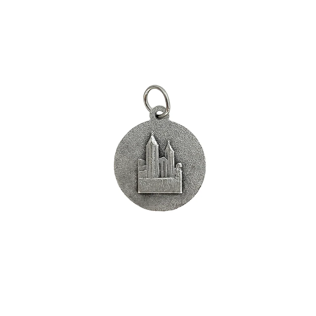 Medalha Metal Rainha da Paz 17mm Níquel - Image 2