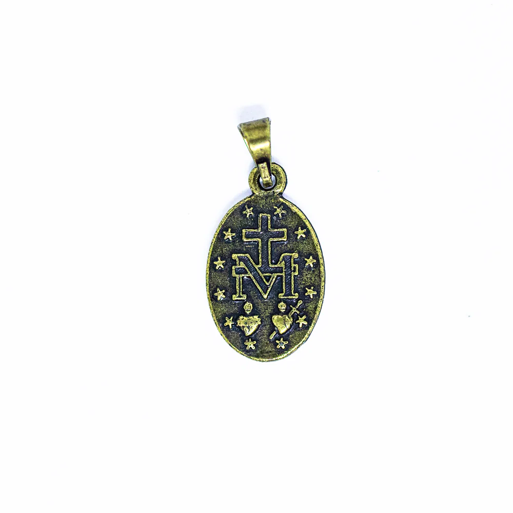 Medalha Milagrosa 10 mm Ouro Velho - Image 2