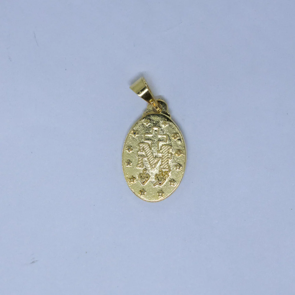Medalha Milagrosa 18 mm - Dourada - Image 4
