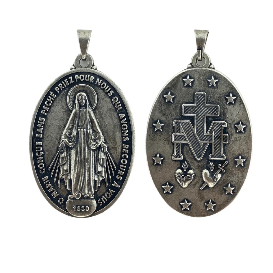 Medalha Milagrosa 39 mm Níquel - Image 3