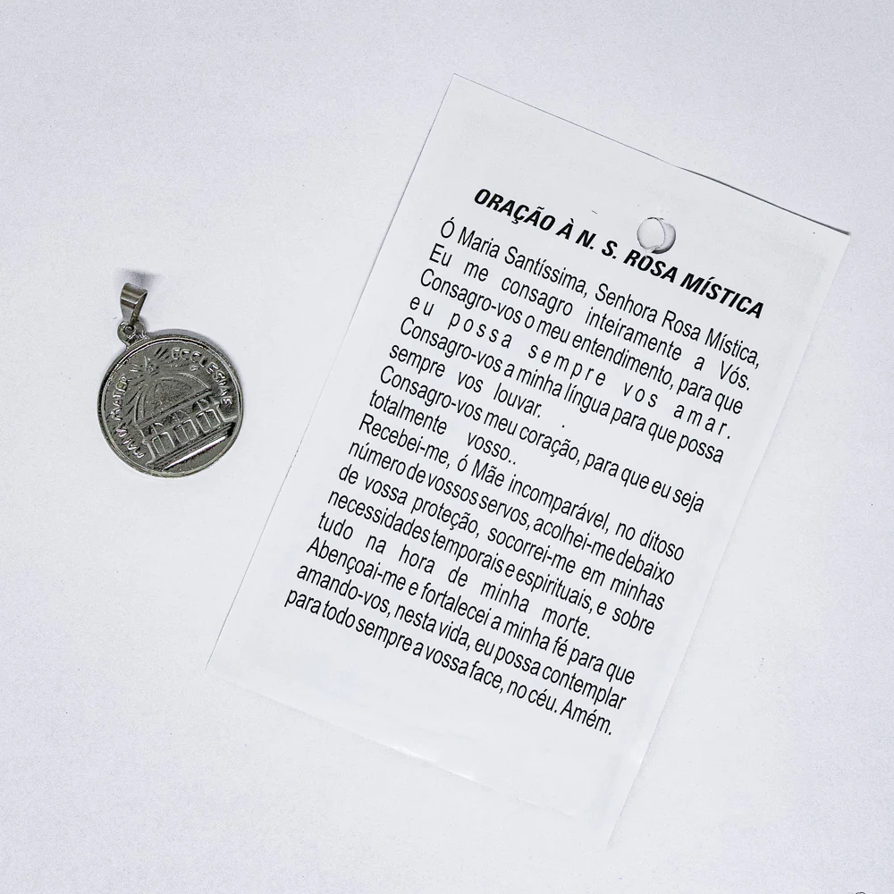 Medalha Nossa Senhora Rosa Mística 2mm - Hesed - Image 4
