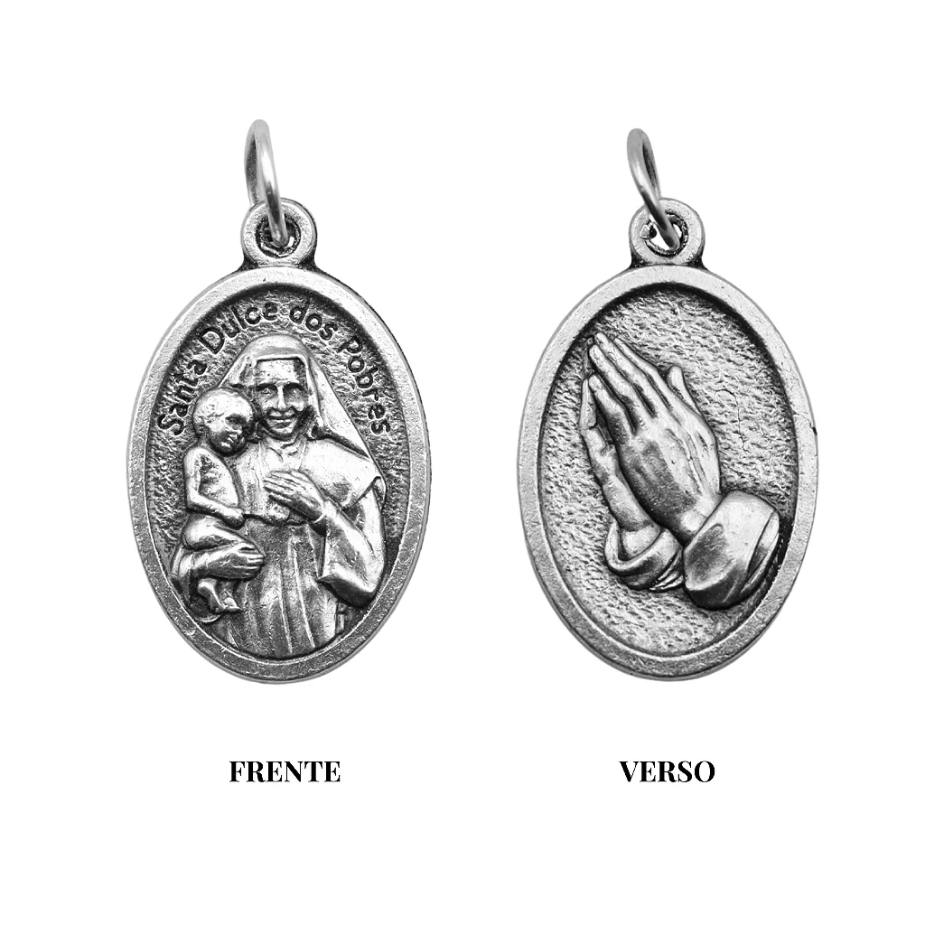 Medalha Santa Dulce dos Pobres & Mãos Rezando - Image 3