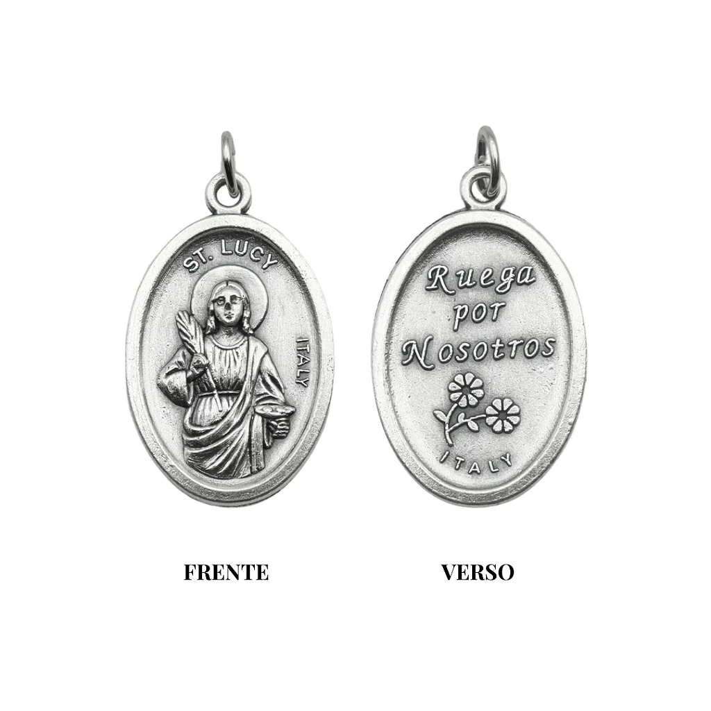 Medalha Santa Lucia - Italiana - Image 3