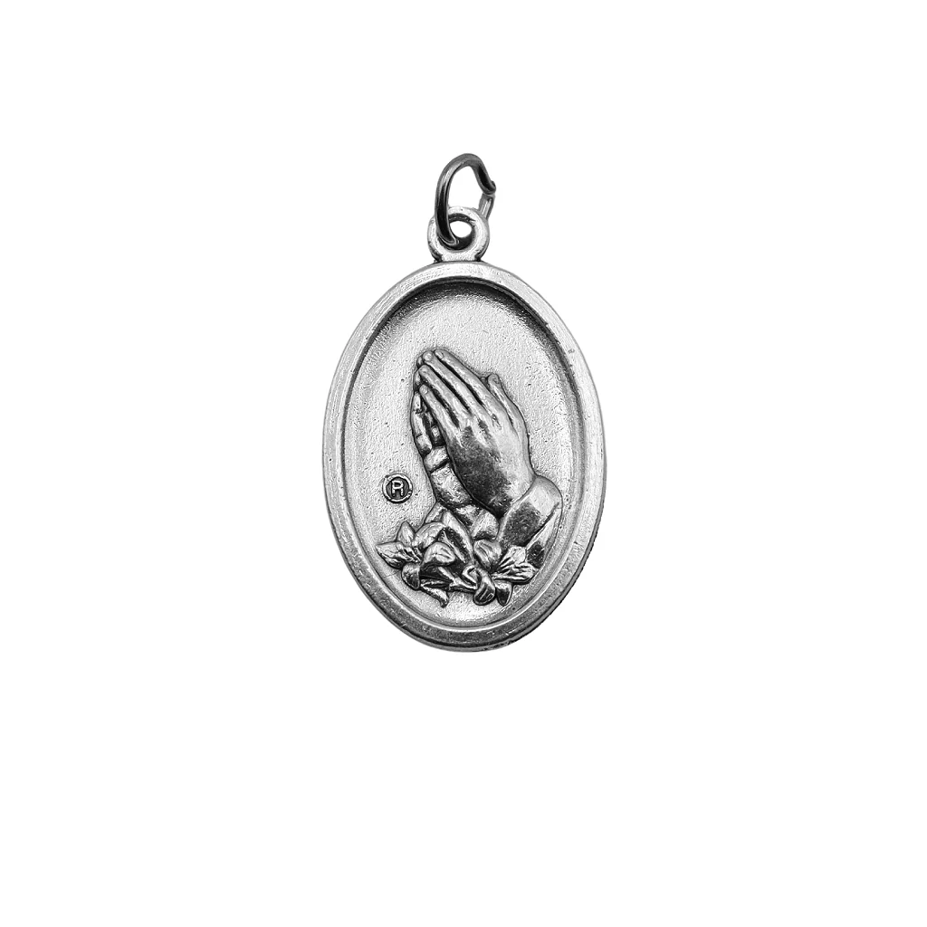 Medalha Santo Afonso de Ligório & Mãos Rezando - Image 2