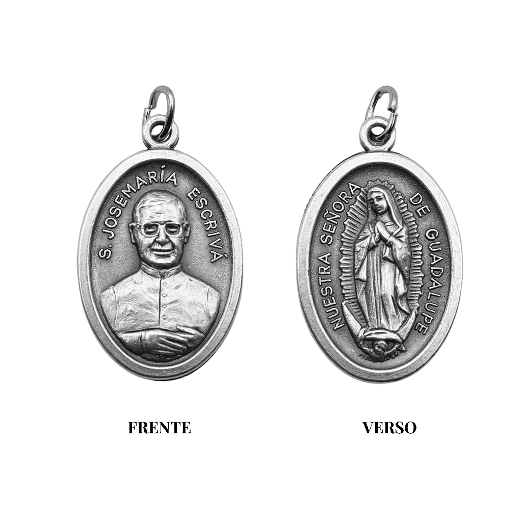 Medalha São José Maria Escrivá & Nossa Senhora de Guadalupe - Image 3