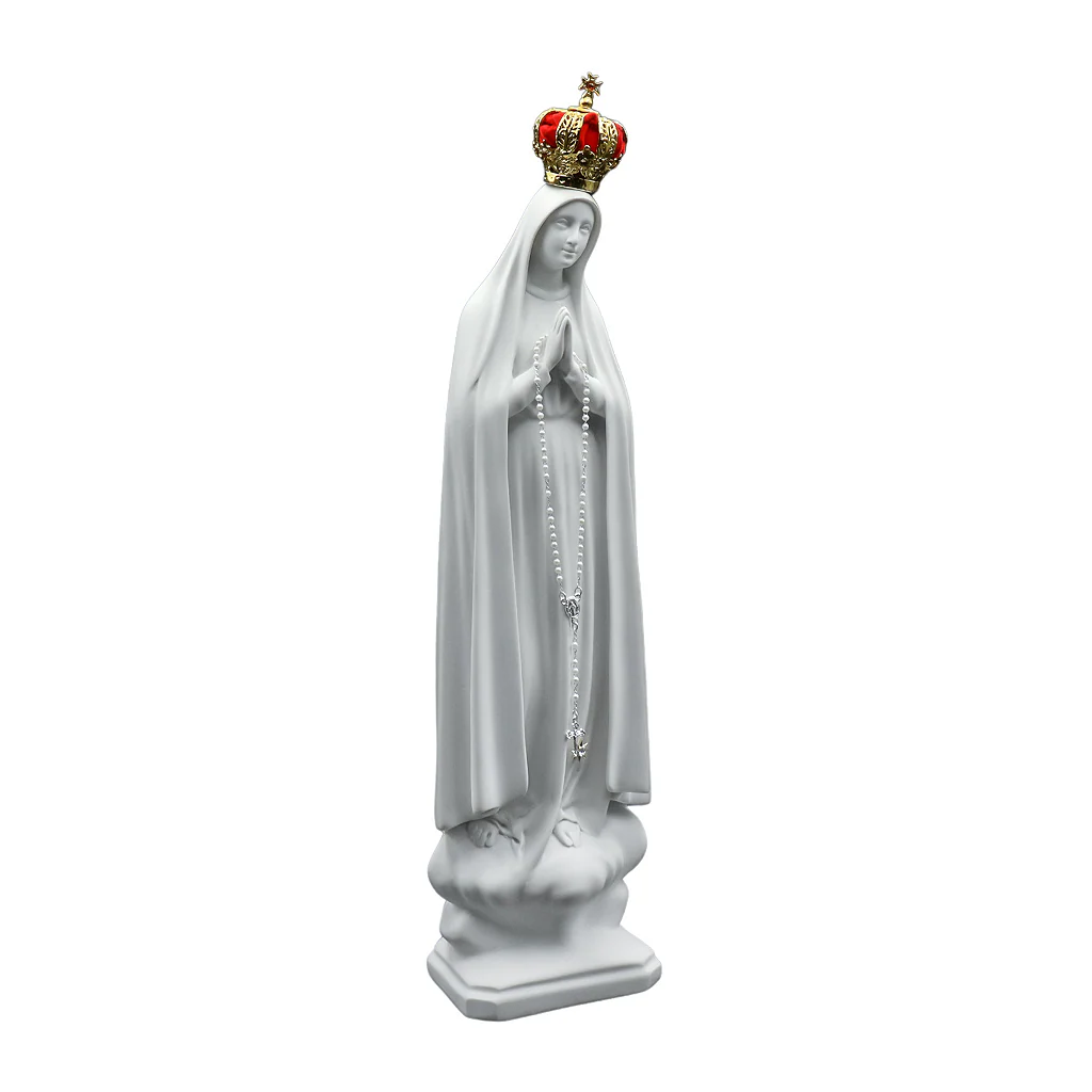 Nossa Senhora de Fátima 43 cm - Branca - Image 2
