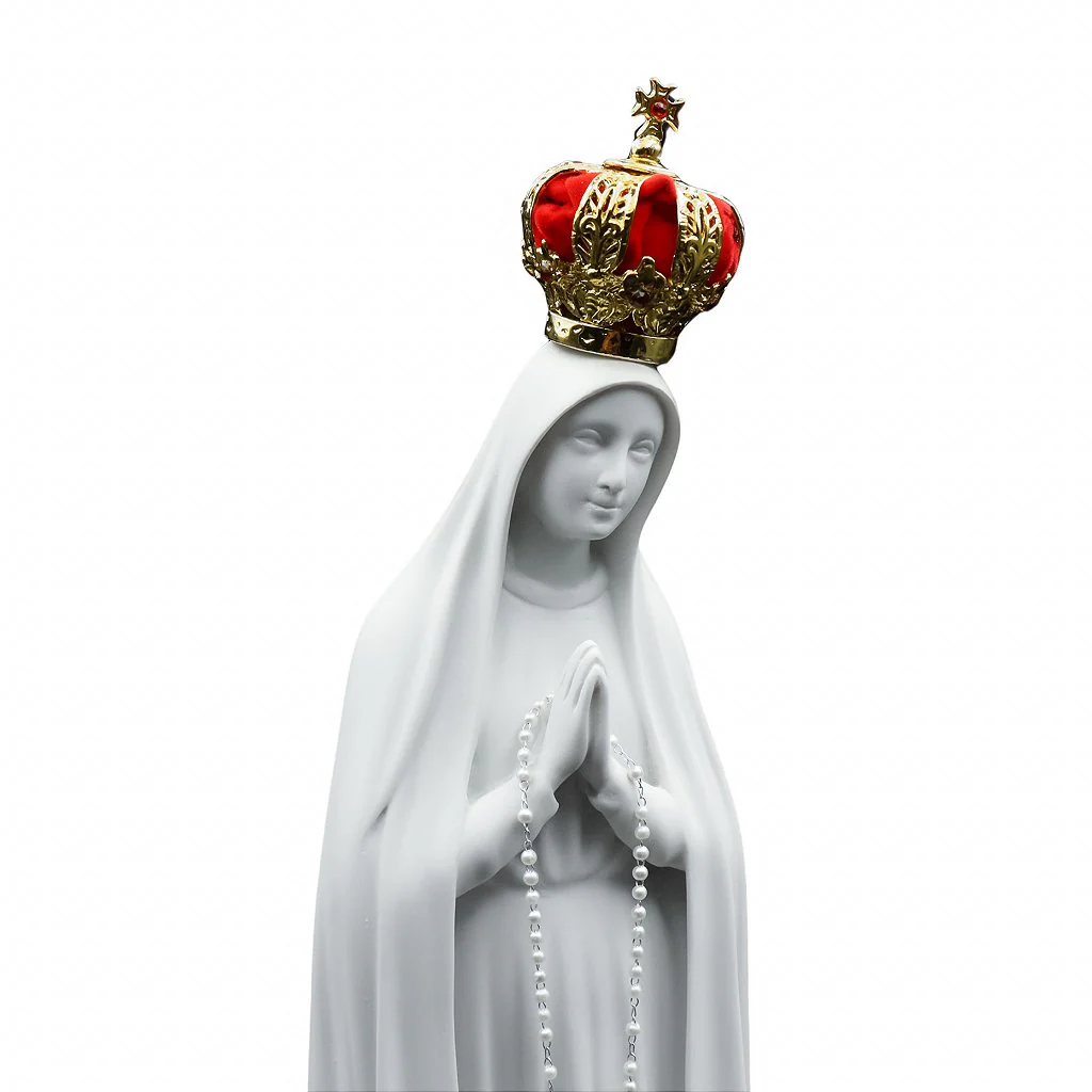 Nossa Senhora de Fátima 43 cm - Branca - Image 3