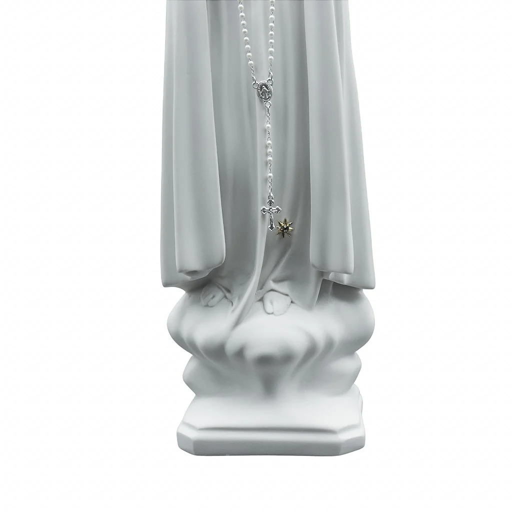 Nossa Senhora de Fátima 43 cm - Branca - Image 4