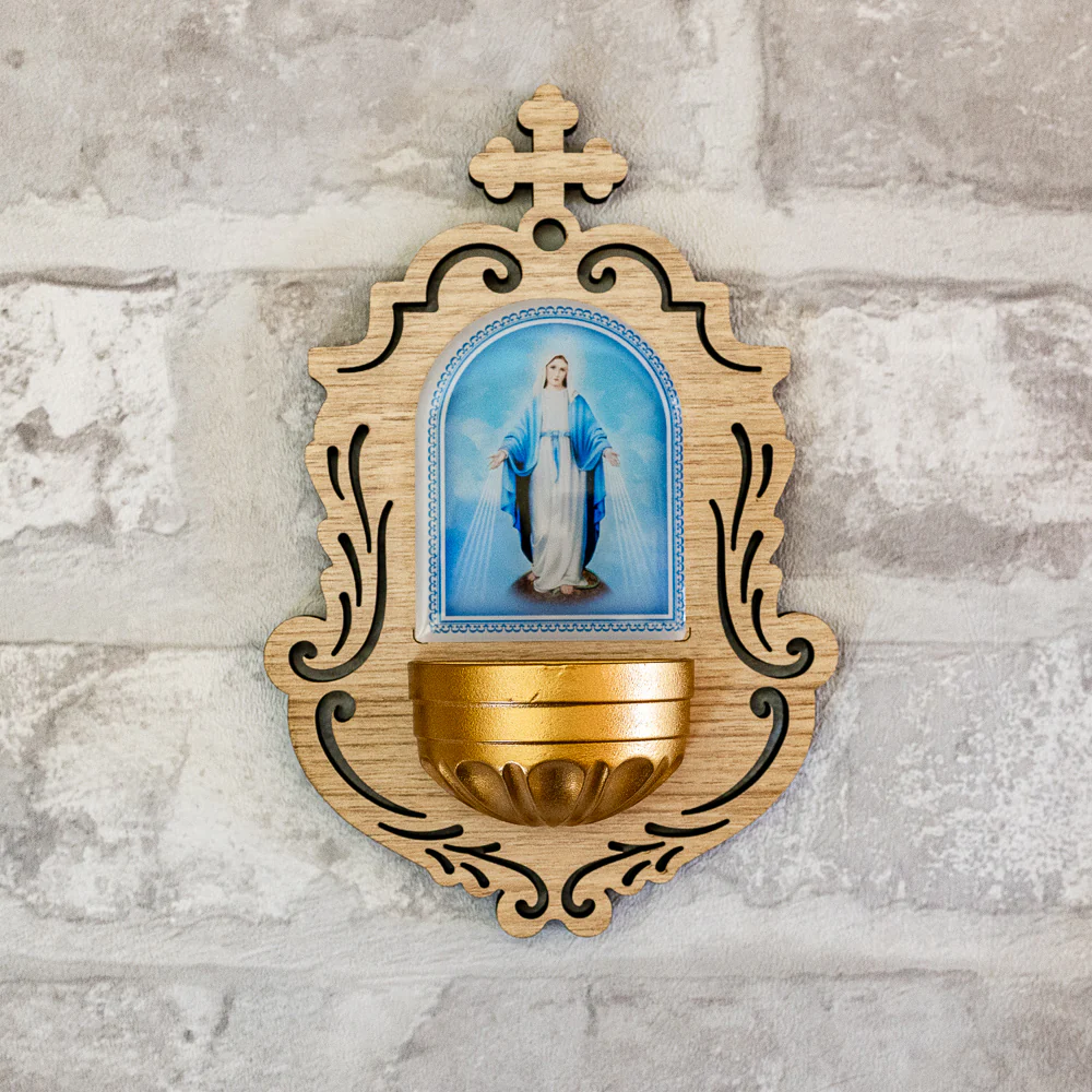 Pia para Água Benta Devocional - Nossa Senhora das Graças - Image 5