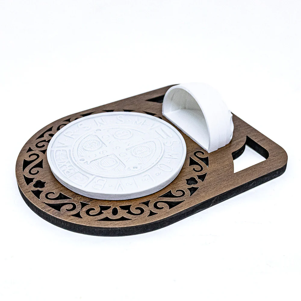 Pia para Água Benta Devocional - São Bento - Image 3