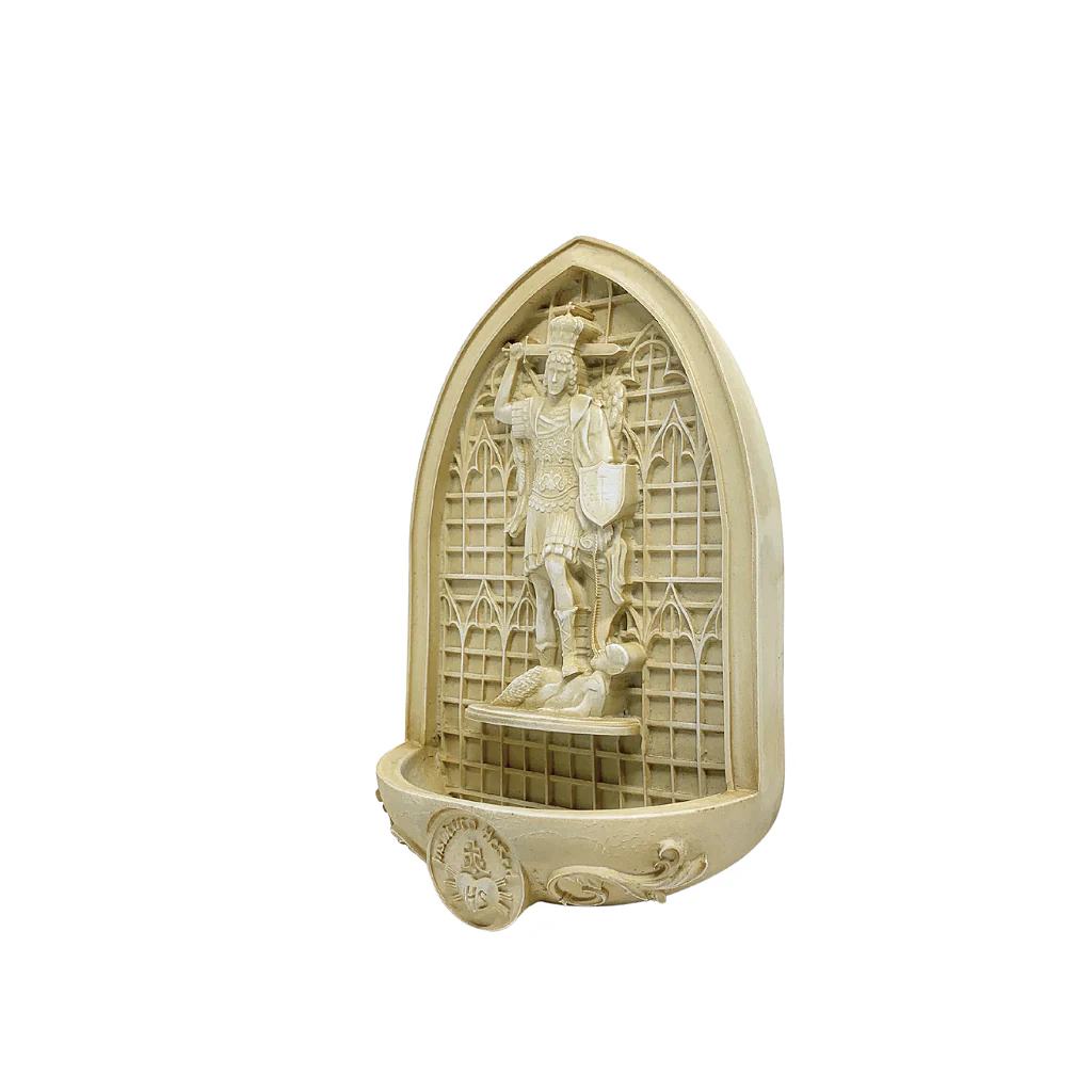 Pia para Água Benta em Pó de Pedra São Miguel 14cm - Hesed - Image 3