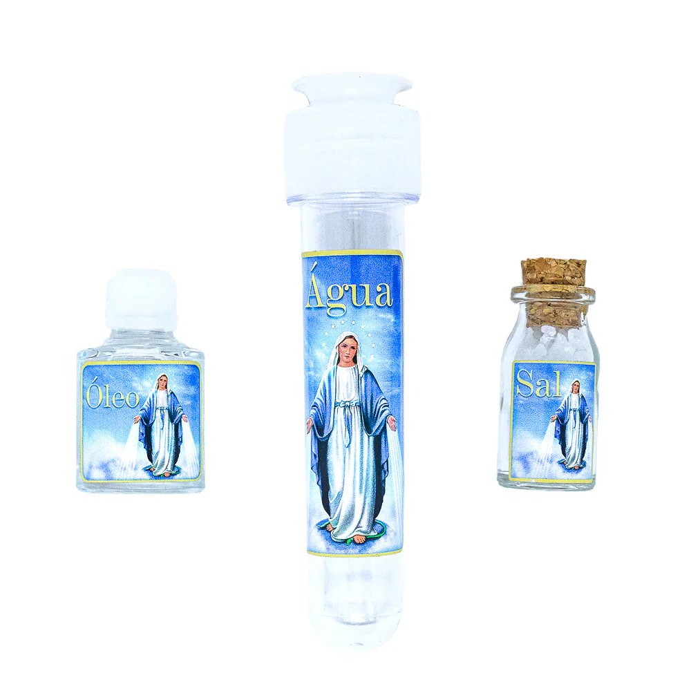 Porta Chave com Kit Sal, Água e Óleo - Nossa Senhora das Graças - Image 4