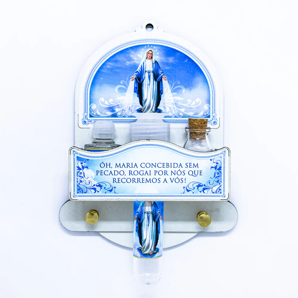 Porta Chave com Kit Sal, Água e Óleo - Nossa Senhora das Graças - Image 5