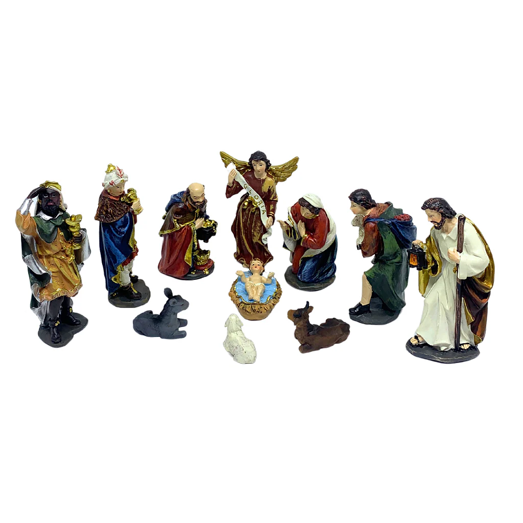 Presépio em Resina 9 cm - 11 Peças - Image 3