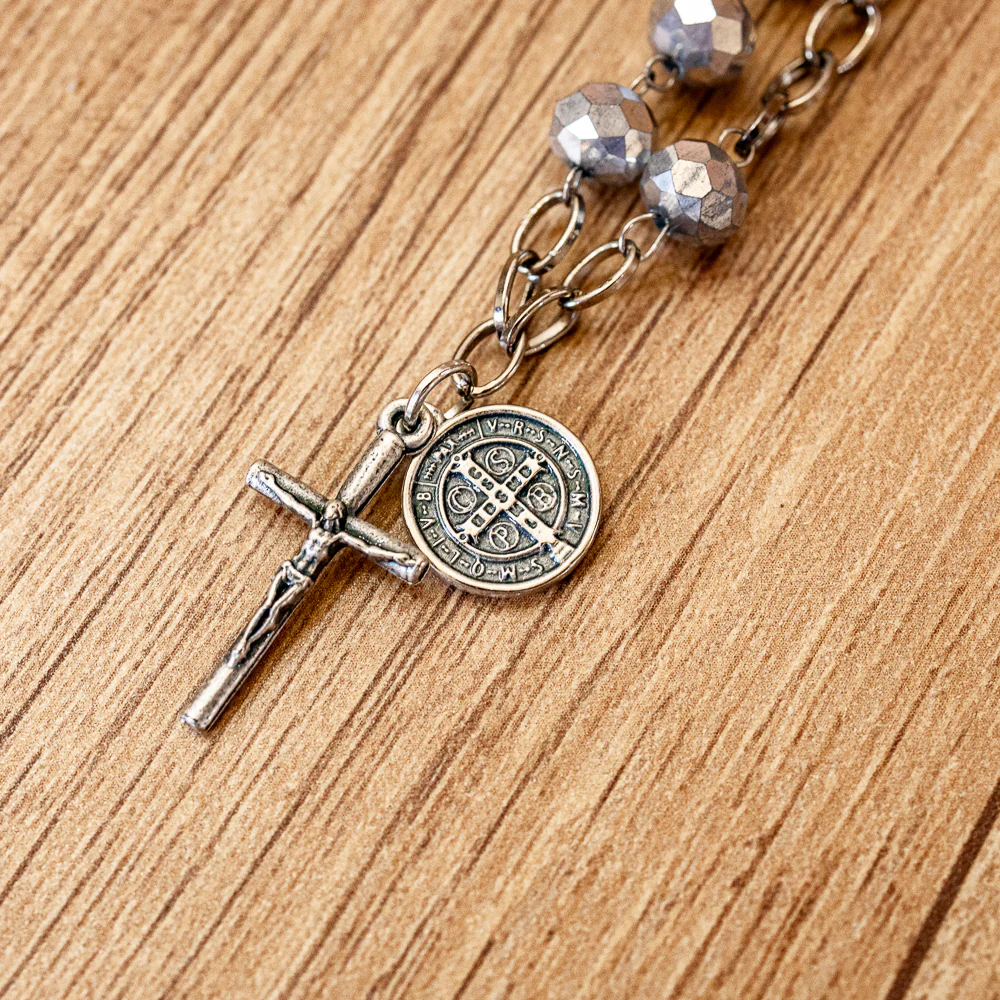 Pulseira Cristal 8mm São Bento - Image 5