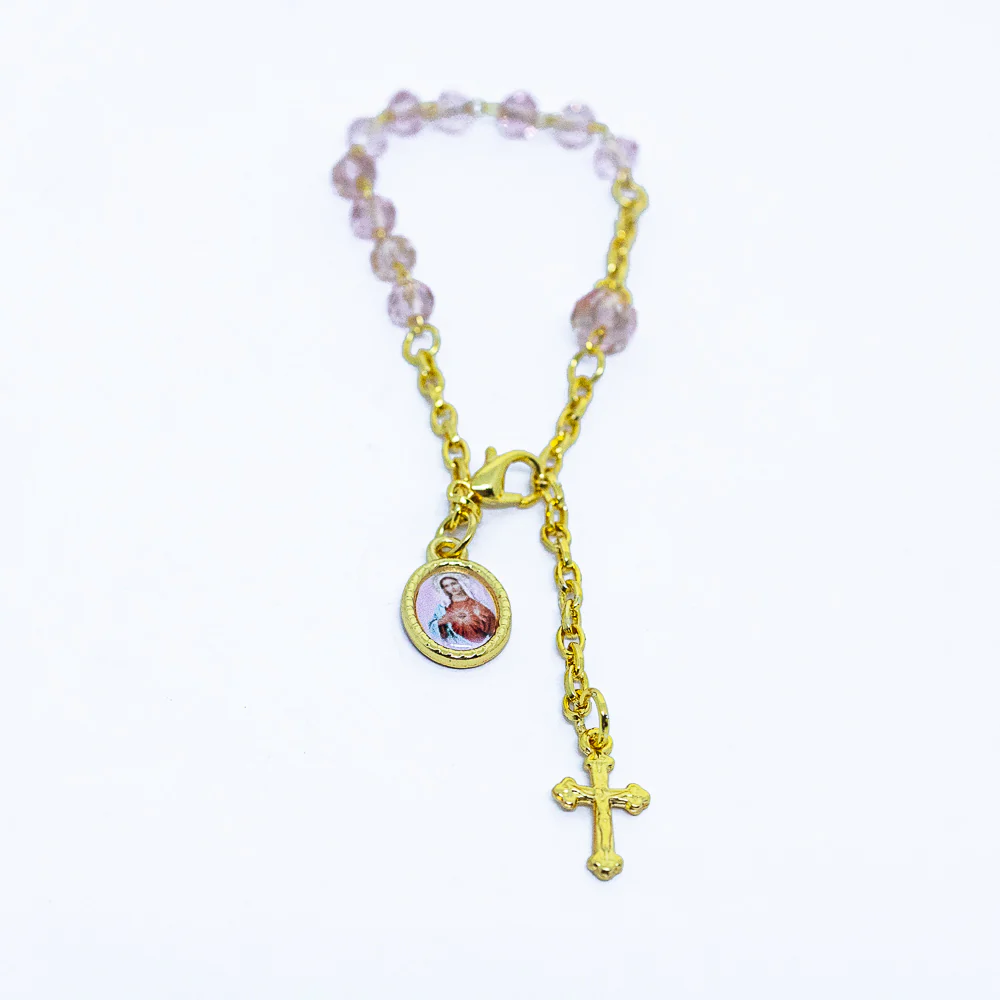 Pulseira Cristal - Imaculado Coração de Maria - Image 4