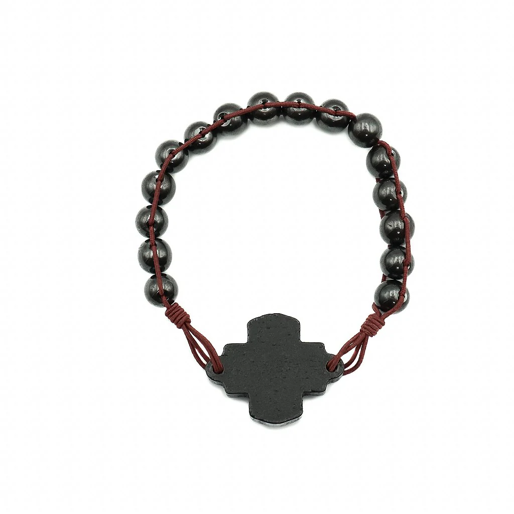 Pulseira Hematita trançada São Bento - Image 2