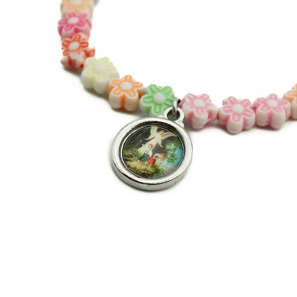 Pulseira Infantil Flores Colorido - Image 4