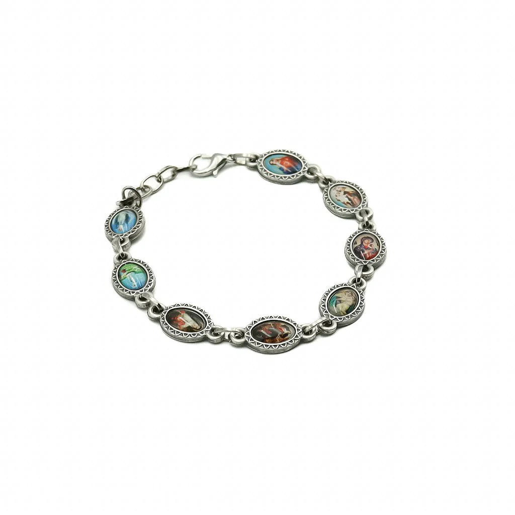 Pulseira Prata Velha Devoções - Níquel - Image 5