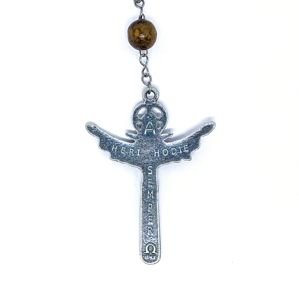 Terço 8mm Madeira Com Caixa Acrílica - Nossa Senhora das Graças - Image 5