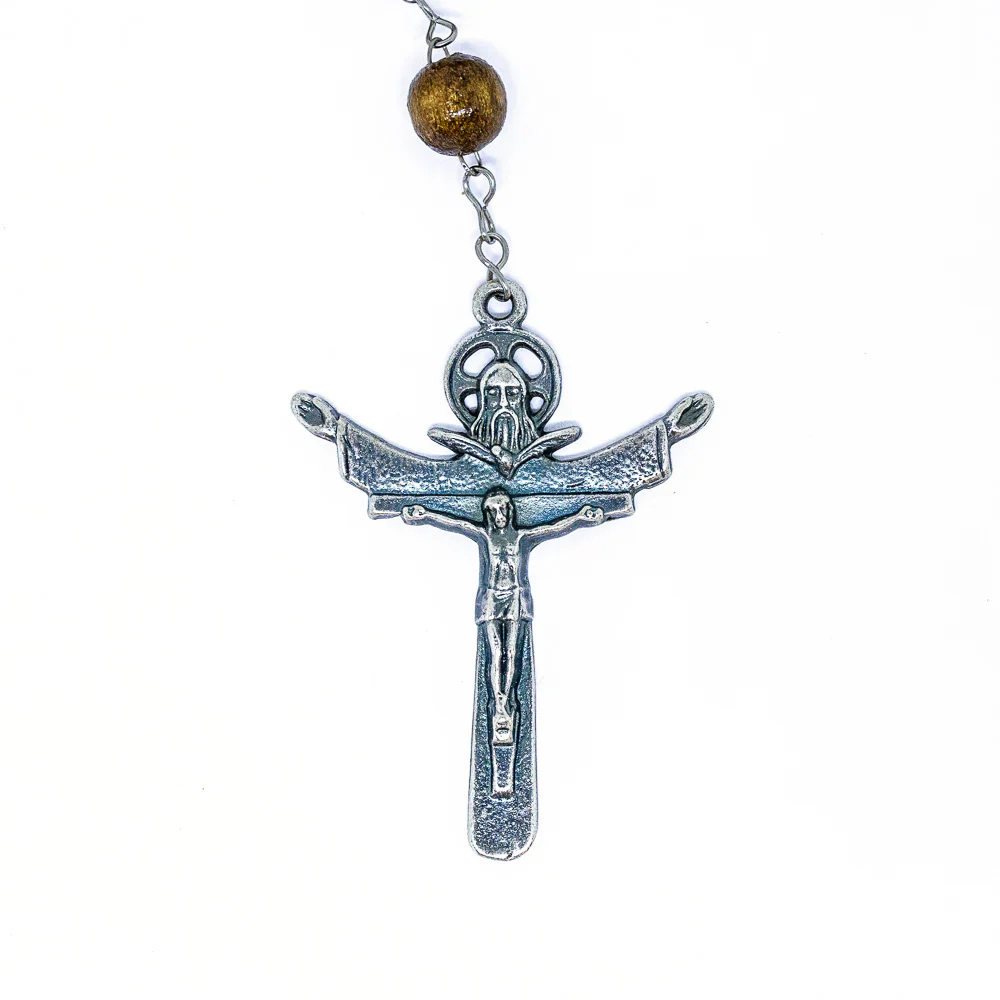 Terço 8mm Madeira Com Caixa Acrílica - Nossa Senhora de Fátima - Image 5