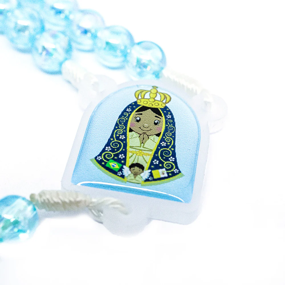 Terço Bolsinha Manto Infantil - Nossa Senhora Aparecida - Image 5